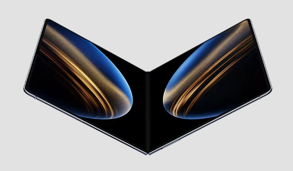 Premium foldable screen layout horizontal light theme