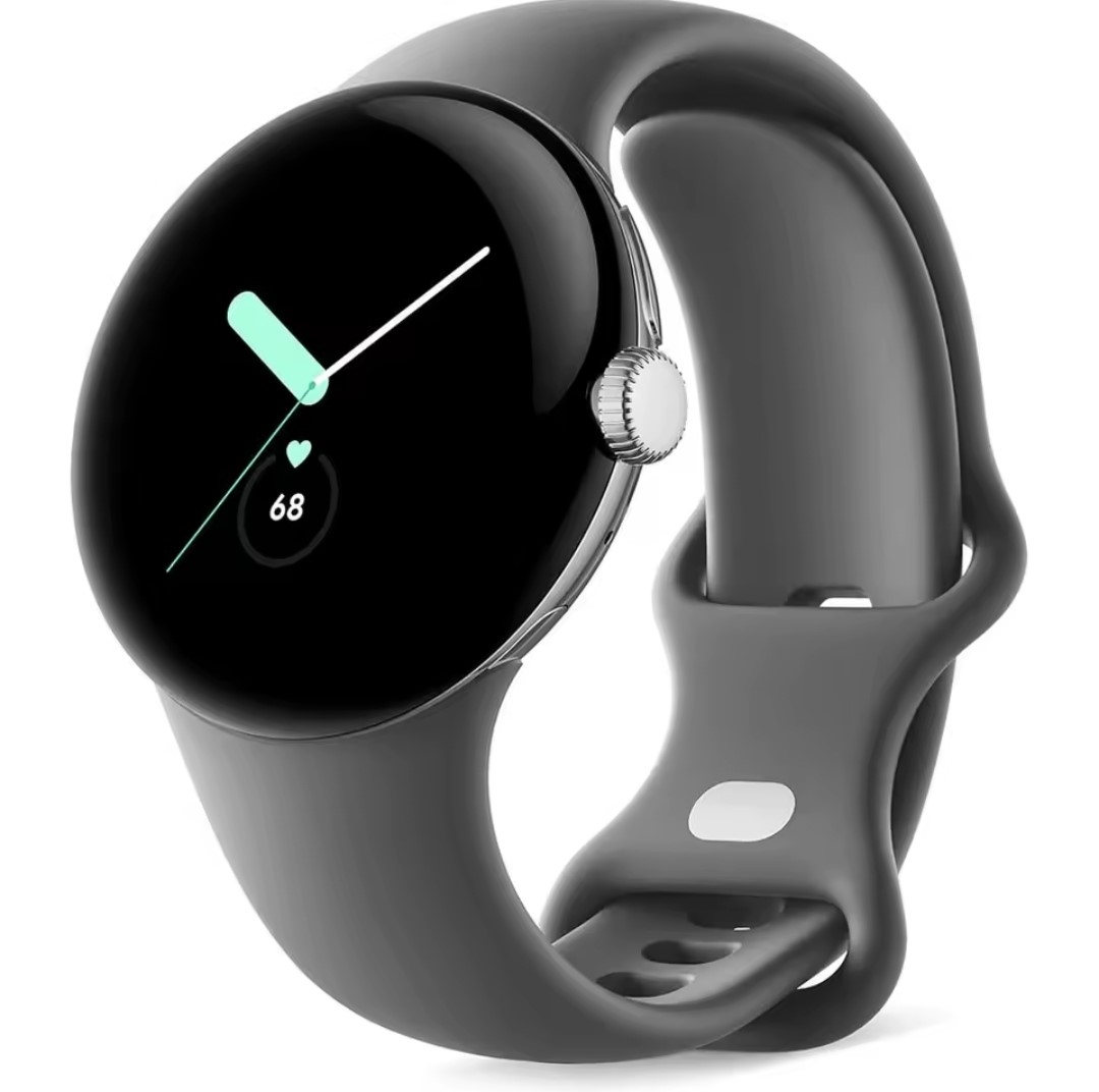 Google Pixel Watch isometric profile view