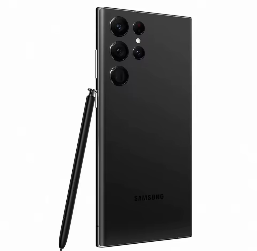 Samsung Galaxy Ultra series side angle view with S-Pen